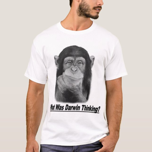 Camiseta ¿Qué Darwin pensaba? (Anverso)
