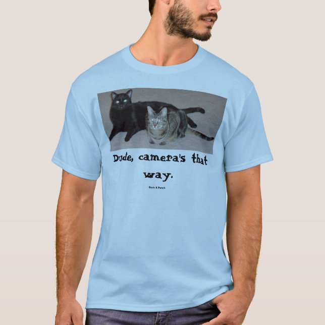Camiseta Que de la cámara manera (Anverso)