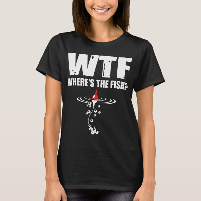 Camiseta ¿Qué demonios dónde está el pez? (Anverso)