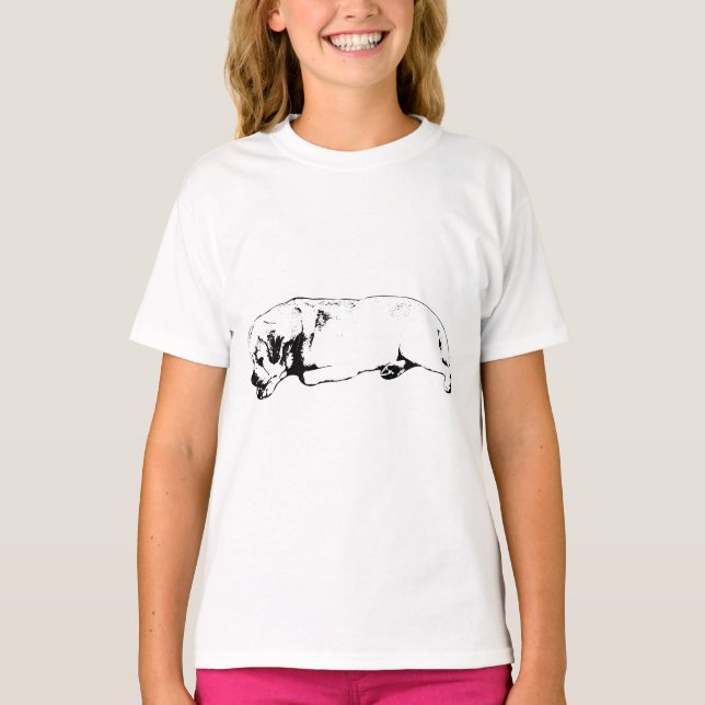 Camiseta Que descanse (Anverso)