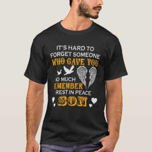 Camiseta Que Descanse En Paz Mi Hijo Por Los Padres Perdió