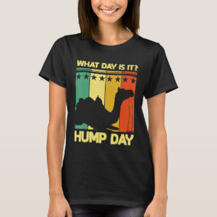 Camiseta ¿Qué día es Camel Vintage Jorobas Animal del Desie