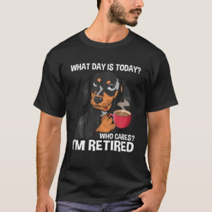 Camiseta Qué día es hoy a quién le importa que esté retirad