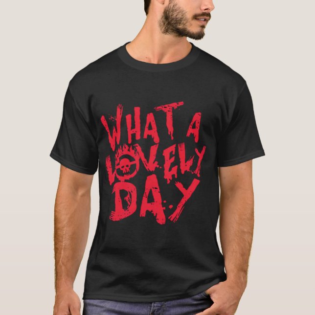 CAMISETA QUÉ DÍA TAN AGRADABLE (Anverso)