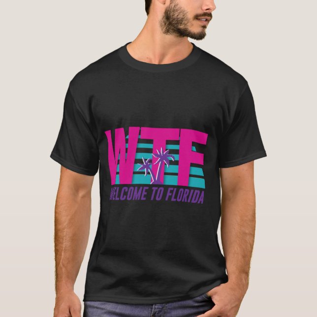 Camiseta Qué diablos Bienvenido a Florida (Anverso)