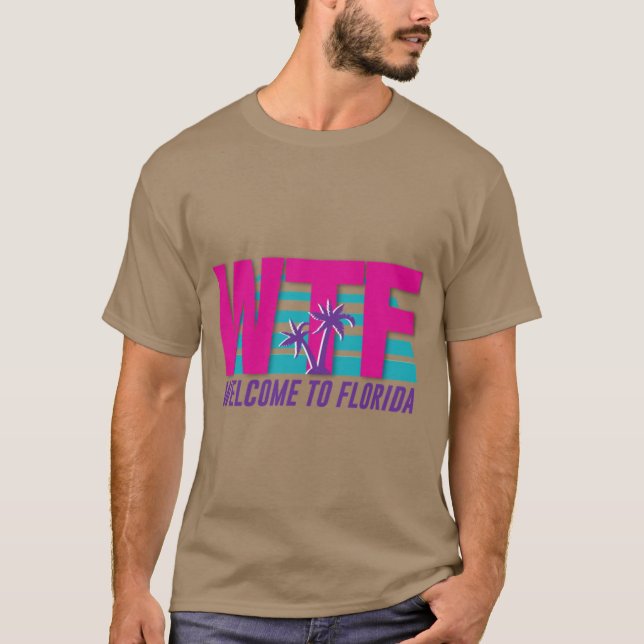 Camiseta Qué diablos Bienvenido a Florida (Anverso)