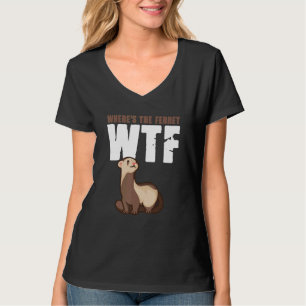 Camiseta ¿Qué diablos? ¿Dónde está el animal hurón 4