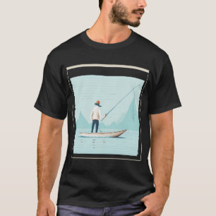 Camiseta ¿Qué diablos dónde está el pez humor divertido de