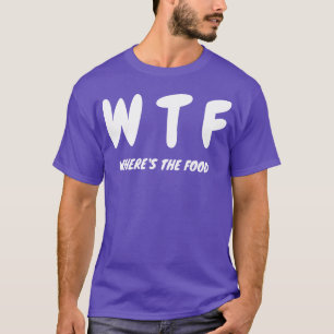Camiseta Qué diablos dónde está la comida verano vintage