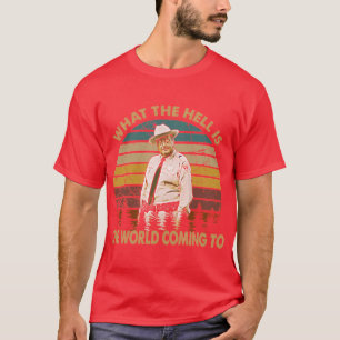 Camiseta Qué diablos Smokey el bandido sonrisa cara arte fr