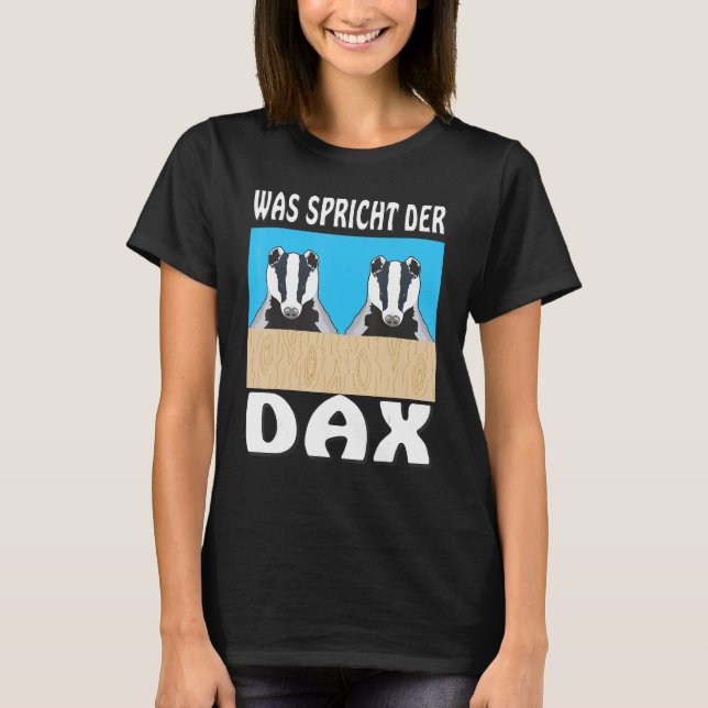 Camiseta ¿Qué dice el comerciante de valores de la bolsa de (Anverso)