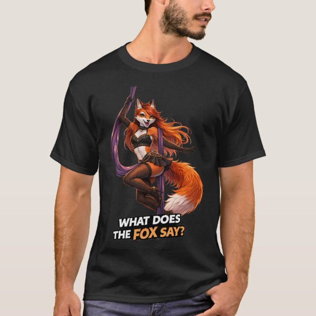Camiseta ¿Qué dice el zorro? (Anverso)