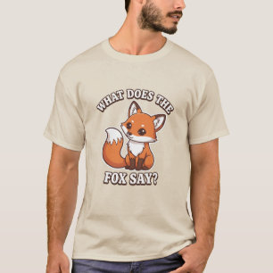 Camiseta ¿Qué dice el zorro?