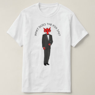 Camiseta ¿Qué dice el zorro?