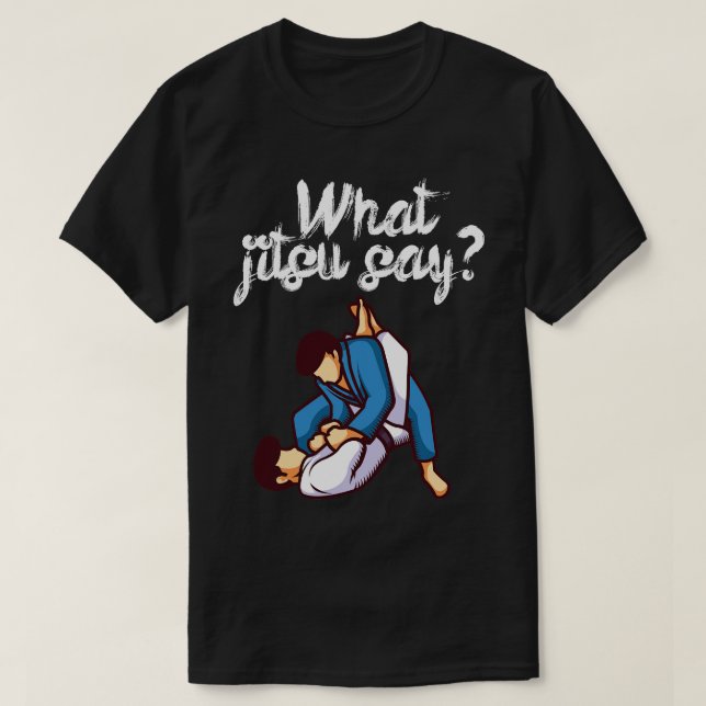 Camiseta Qué dice jitsu 4 (Diseño del anverso)