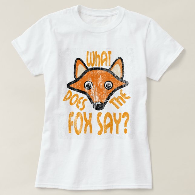 Camiseta ¿Qué dice la Fox DS? (Diseño del anverso)
