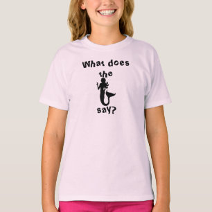 Camiseta ¿Qué dice la sirena?