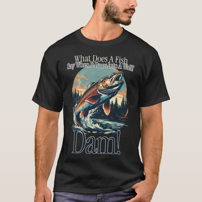 Camiseta ¿Qué Dice Un Pez (Anverso)