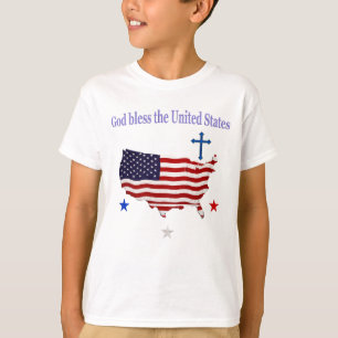 Camiseta Que Dios bendiga a Estados Unidos