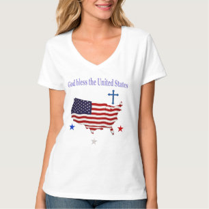 Camiseta Que Dios bendiga a Estados Unidos