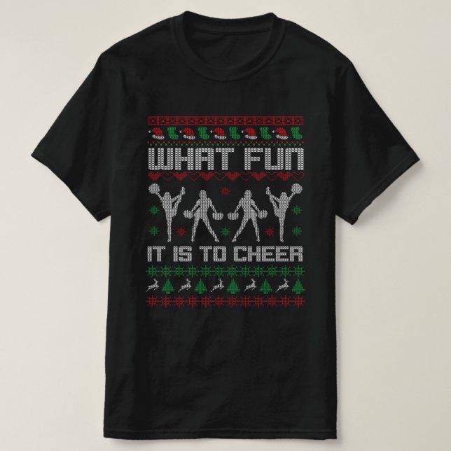 Camiseta Qué Diversión Es Alegrar A Los Navidades De La Her (Diseño del anverso)