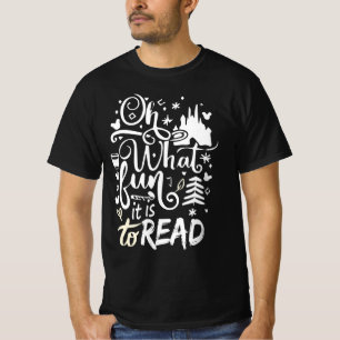 Camiseta Qué Diversión Es Leer El Libro De Los Navidades Bi