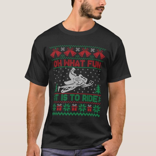 Camiseta Qué Diversión Es Pasar Por La Fea Christma De Las  (Anverso)