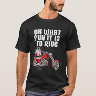 Camiseta Qué Diversión Es Pasar Por Santa Claus En Una Auto