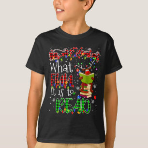 Camiseta Qué divertido es leer bibliotecario maestro C
