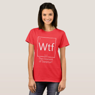 Camiseta Qué divertido, estilo tabla periódica