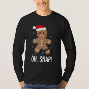 Camiseta ¡Qué divertido hombre de pan de jengibre Pajama!