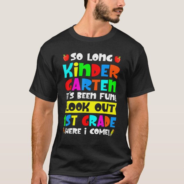 Camiseta ¡Qué divertido ver el primer grado! (Anverso)