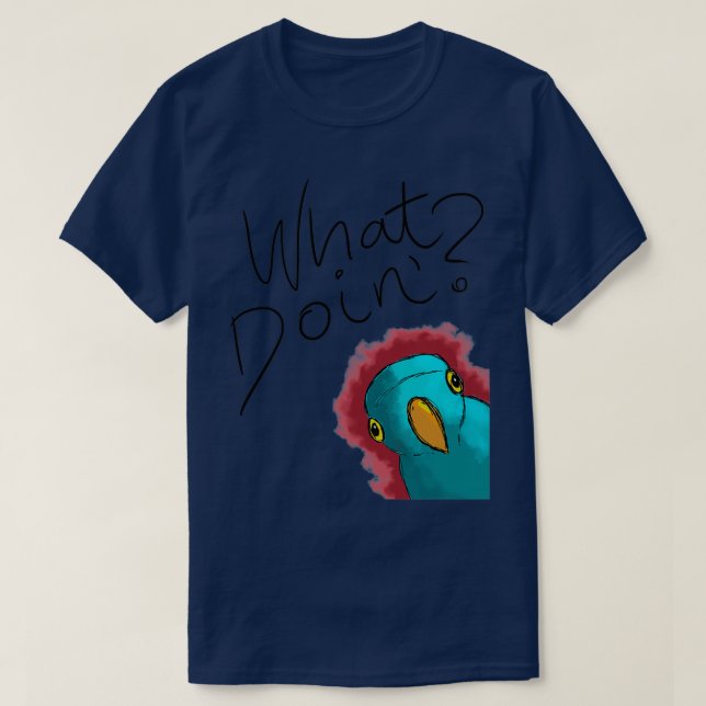 Camiseta Qué Doin (Diseño del anverso)