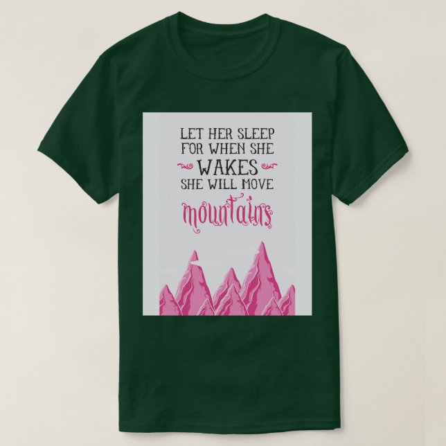 Camiseta Que duerma (Diseño del anverso)
