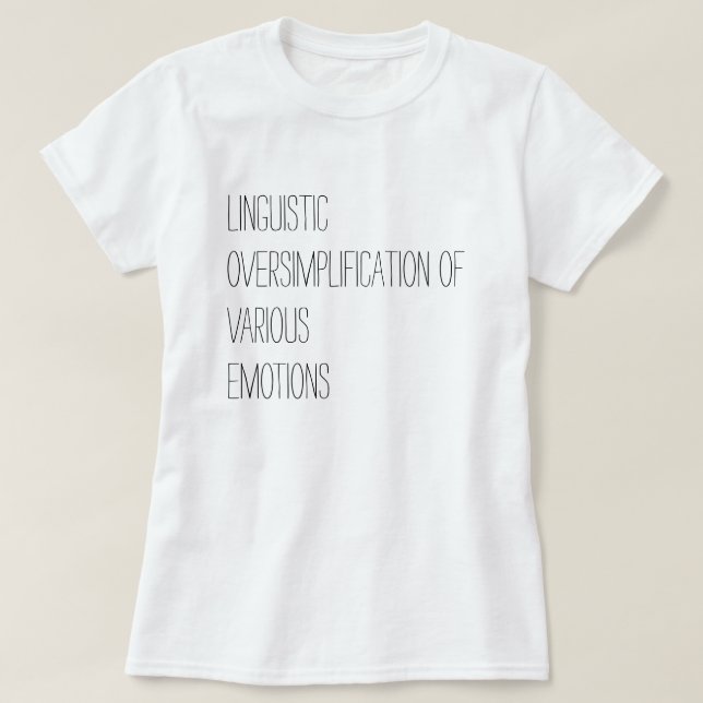 Camiseta ¿Qué el AMOR significa? (Diseño del anverso)