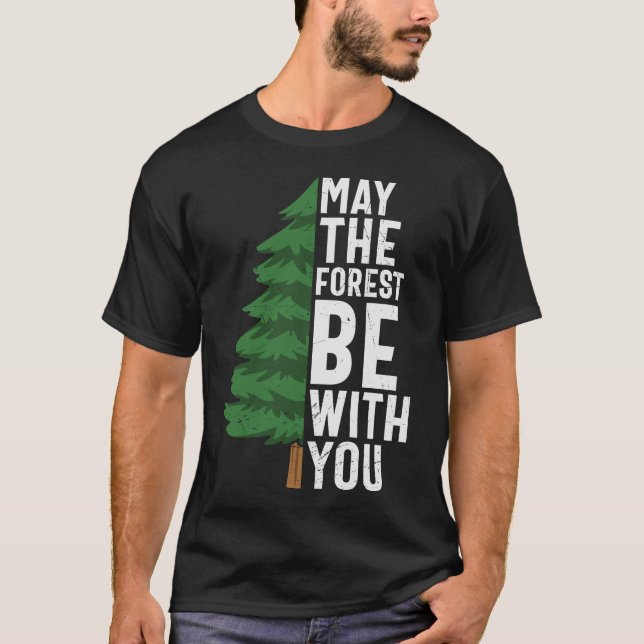 Camiseta Que el bosque esté contigo (Anverso)