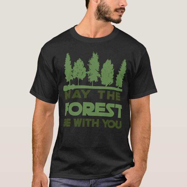 Camiseta Que el bosque esté contigo (Anverso)