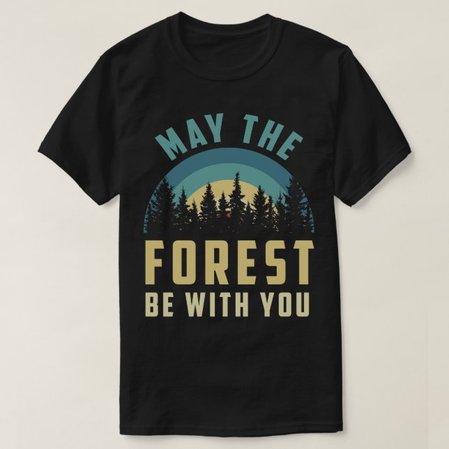 Camiseta Que el bosque esté contigo (Diseño del anverso)