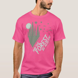 Camiseta Que el bosque esté contigo manga de béisbol