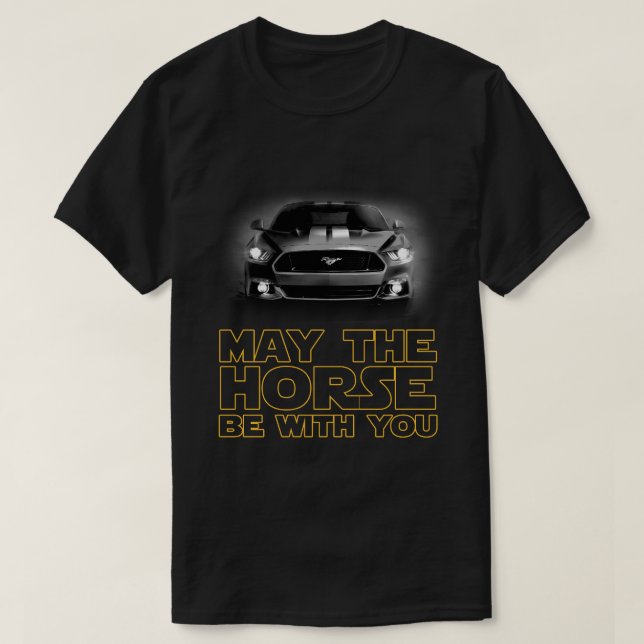 Camiseta que el caballo esté contigo 3 (Diseño del anverso)