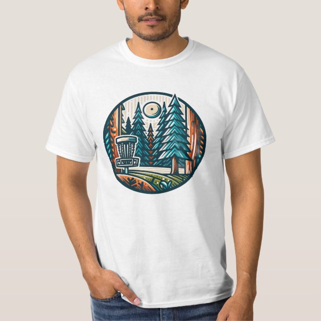 Camiseta Que el campo esté con tu disco de golf (Anverso)