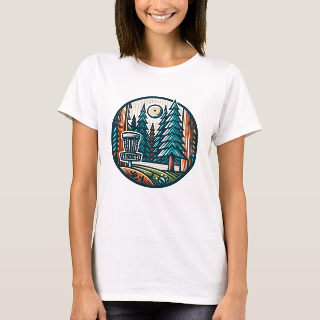 Camiseta Que el campo esté con tu disco de golf (Anverso)