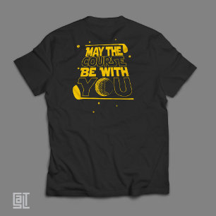Camiseta Que el Campo Esté Contigo Golf Divertido