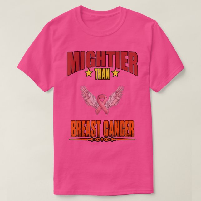 Camiseta Que el cáncer de mama (Diseño del anverso)