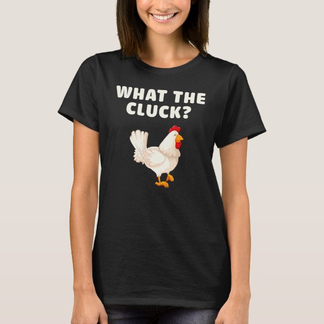Camiseta Qué El Cluck   Pollo   Avicultor (Anverso)