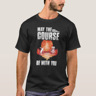 Camiseta Que El Curso Esté Con Usted Frisbee Fuera Del Depo