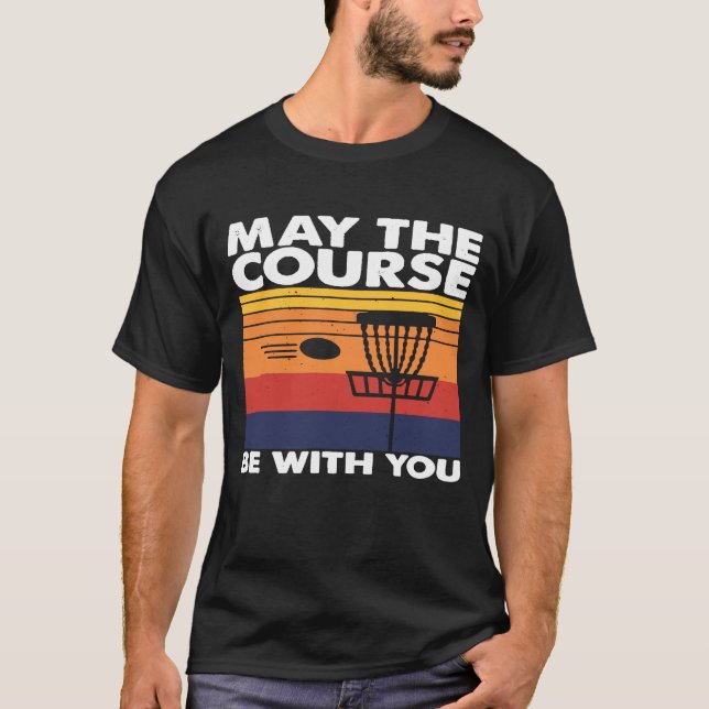 Camiseta Que el curso esté contigo Frolf Player (Anverso)