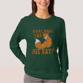 Camiseta ¿Qué el Fox dice?