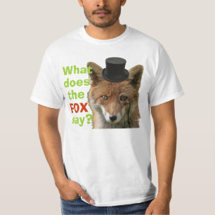Camiseta ¿Qué el Fox dice?