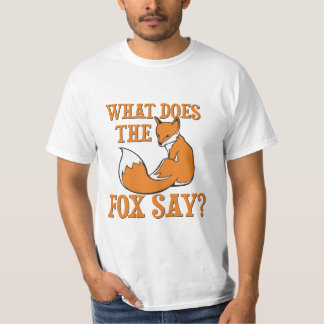 Camiseta ¿Qué el Fox dice?